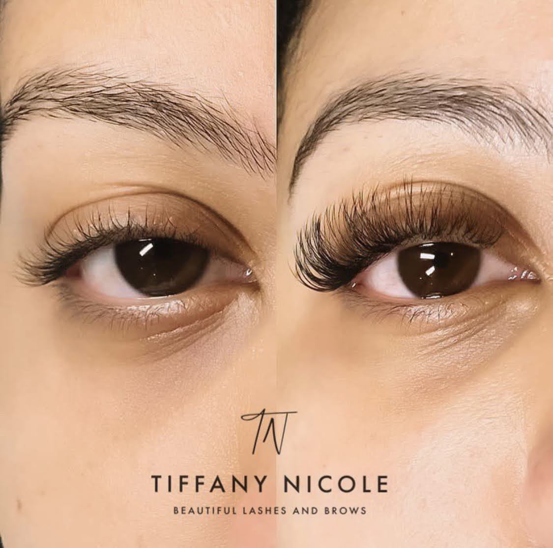 Soft volume eyelash extensions in Alexandria VA